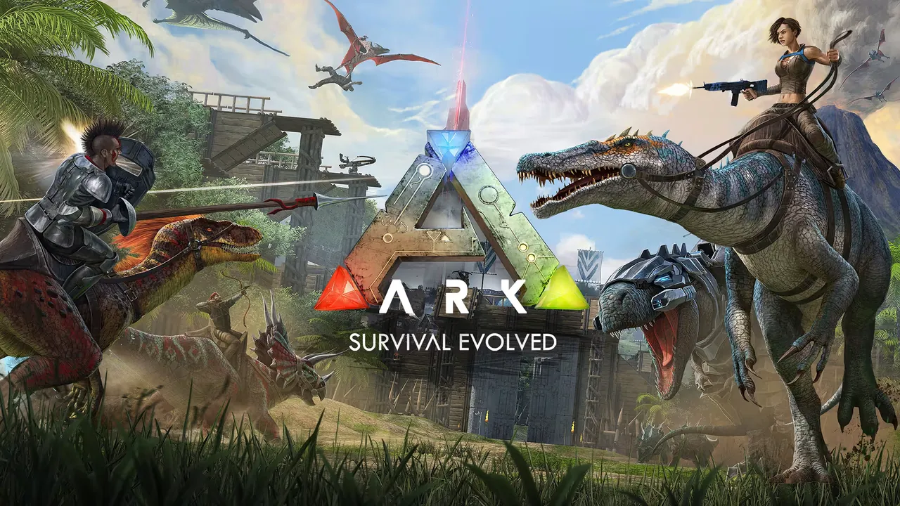 Dinosaurs on the island of ARK: Survival Evolved